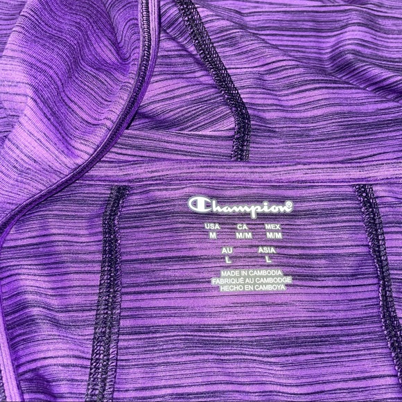 Champion Women’s Athletic V-neck Long Sleeve Pullover - Picture 3 of 4